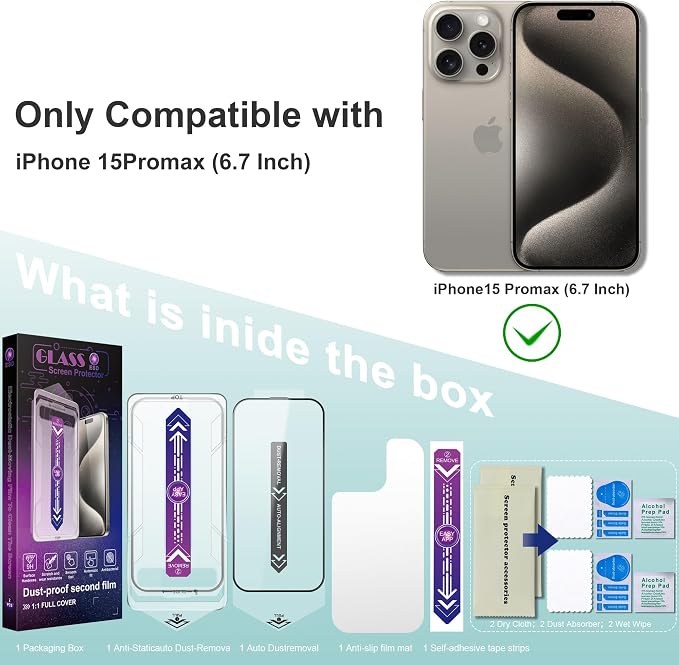 2 Pack Screen Protector Tempered Glass - Image 2
