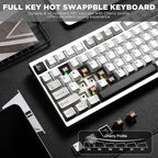 YUNZII AL80 Wireless Mechanical Keyboard, Full Aluminum CNC, Smart LCD Display - Image 6