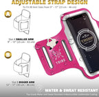 TRIBE Running Phone Holder Armband. iPhone & Galaxy Cell Phone Sports Arm Bands - Image 5