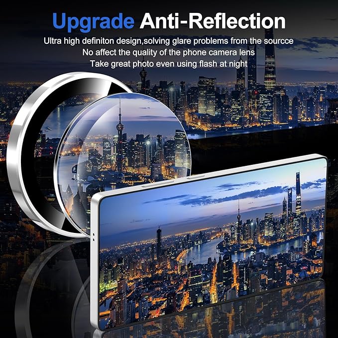 for Samsung Galaxy S25 Ultra Camera Lens Protector, Individual Metal Ring - Image 4