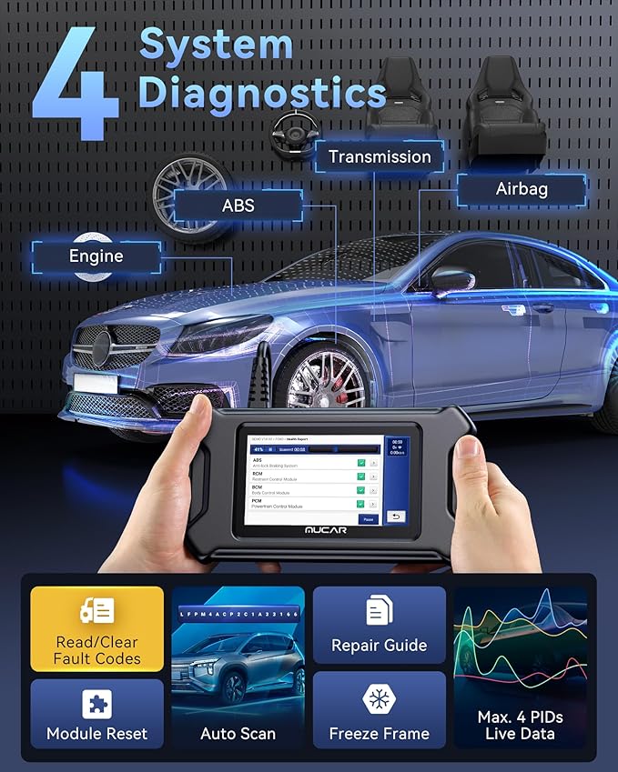 MUCAR CS90 OBD2 Scanner Diagnostic Tool - Image 3