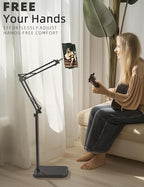Tablet Floor Stand with 11lb Stable Base - Image 3