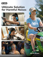 Dr.meter Noise Reduction Ear Muffs, Ear Protection Noise Cancelling Headphones - Image 5