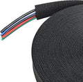 Heat Shrink Wire Loom 2:1 Shrinkable Braided Cable Sleeve 3/8 Inch ID-46ft by BuyUneed