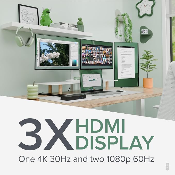 Plugable USB C Triple Display Docking Station - Image 3