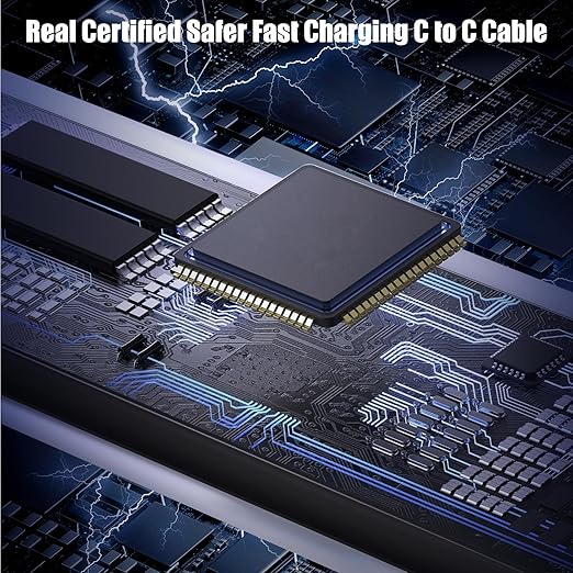2-Pack Black 10FT 60W USB C to USB C Cable, Type C to Type C Cable, Fast - Image 7