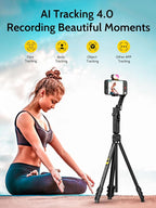 3-Axis Gimbal Stabilizer for iPhone & Android w/RGB Light, Handheld Phone - Image 5