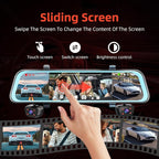 4 Channel Mirror Dash Cam, 360 Dash Camera FHD 1080P Front and Rear 12'' Full - Image 6