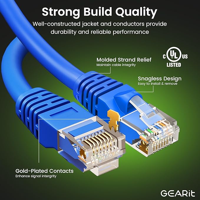 GearIT Cat 6 Ethernet Cable Pack - Image 2