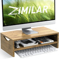 Zimilar Monitor Stand Riser, 2 Tiers Laptop Computer Monitor Riser by Zimilar