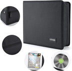 LIOVODE DVD Case 128 DVDs and 64 Booklets Capacity, CD/Blu-ray Storage Binder - Image 4
