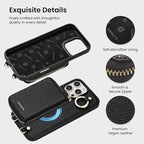ORNARTO Magnetic Detachable Wallet Case - Image 5