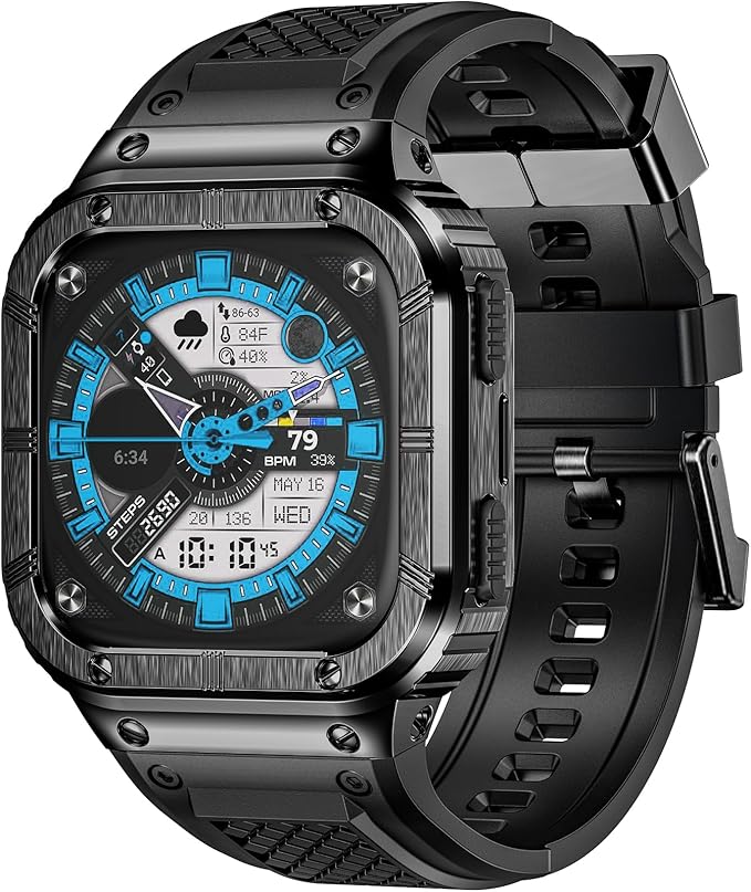MioHHR Stainless Steel Case and Band Compatible by ProfessionalStainlessSteelWatchBandCase