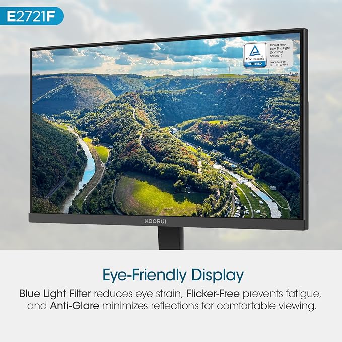 KOORUI 27 Inch QHD IPS Ultra-Thin Computer Gaming Monitor, 100Hz Refresh Rate - Image 5