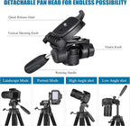 VICTIV 74” Camera Tripod, Tripod - Image 4