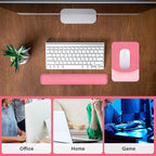 MOSISO Wrist Rest Support for Mouse Pad&Keyboard Set, Rectangular Ergonomic - Image 6
