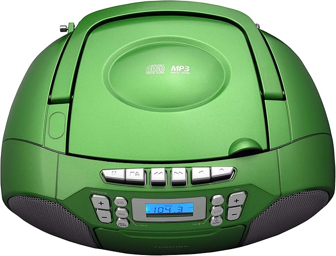 Toshiba TY-CKM39 Portable MP3 CD Cassette Boombox - Image 2