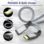 1.64FT USB 4 Extension Cable for Thunderbolt 4, 240W Male to Female Super Fast - Image 6