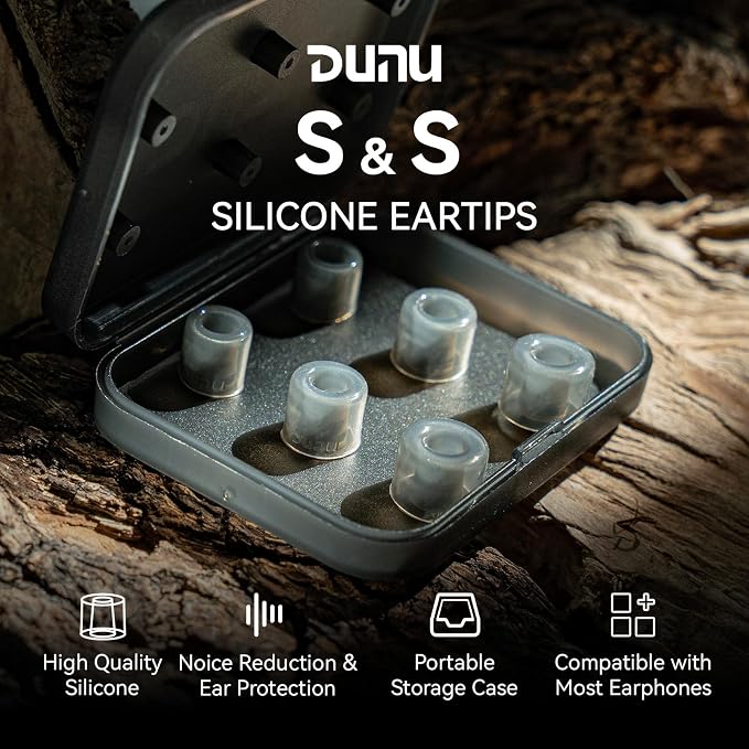 Linsoul DUNU S&S Silicone Eartips S/M/L - Image 2