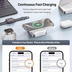 【2025 Upgraded】 Wireless Charger 3 in 1, Foldable Wireless Charging Station - Image 4
