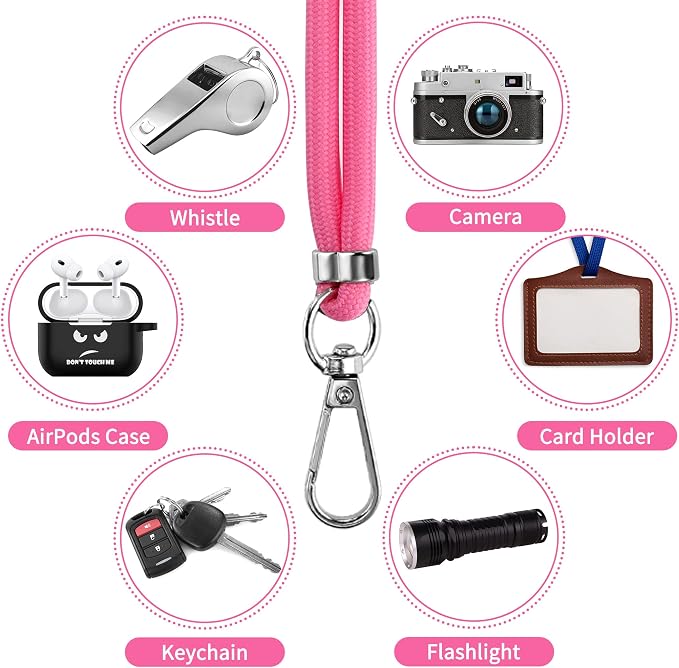 CACOE Phone Lanyard 2 Pcs-2 Pcs Adjustable Neck Strap, Universal Crossbody - Image 5