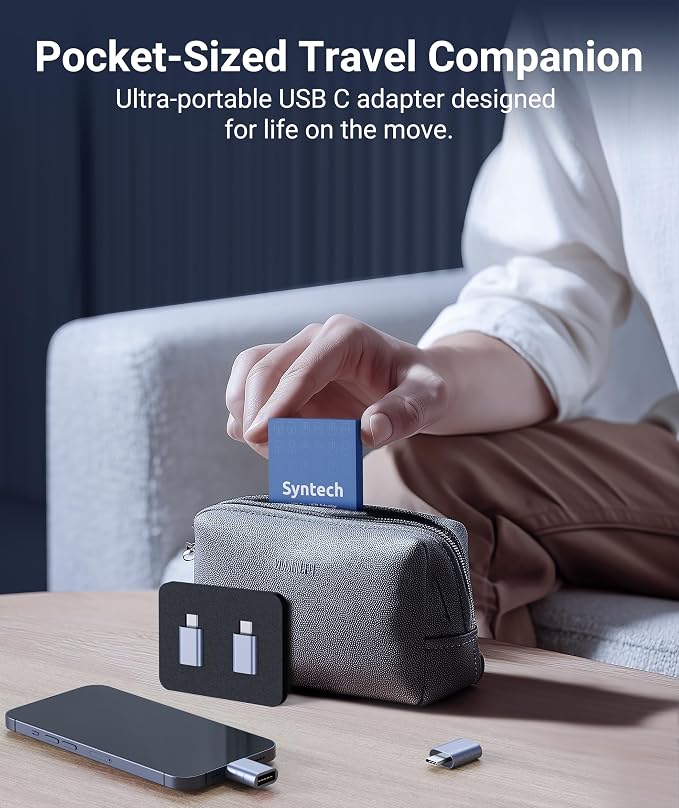 Syntech USB C Male to USB3 Female Adapter Compatible - Image 8