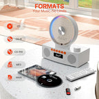 Retro Portable CD Player for Home Decor, CD Player - Image 3