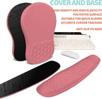 2-in-1 Ergonomic Set, Wave Rise Keyboard Wrist Rest and Massage Bulge Slope - Image 6