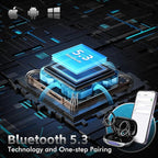HAOYUYAN Wireless Earbuds Bluetooth 5.3 Headphones - Image 3