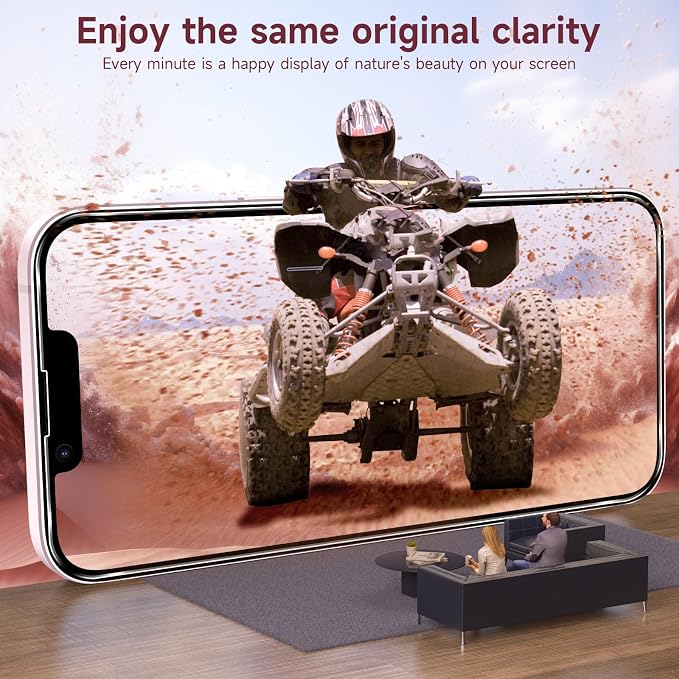 Fotbor for iPhone 16e/13/13 Pro/14 Screen Protector Glass, 9H Tempered Glass - Image 8