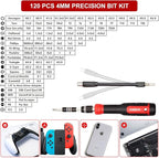 STREBITO Precision Screwdriver Set 191-Piece Multi-Bit Screwdriver 1/4 Inch Nut - Image 3
