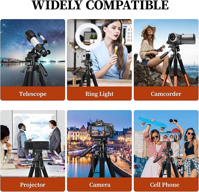 JOILCAN Tripod Camera Tripods, Heavy Duty Tall Cameras Tripod Stand, - Image 6