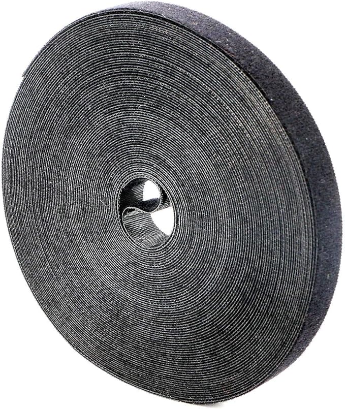 Reusable Fastening Tape Cable Ties 3/4 Inch Double Side Hook Roll by SAISN