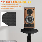 Universal Floor Speaker Stands Pair, Surround Sound Bookshelf Speaker Stands - Image 6