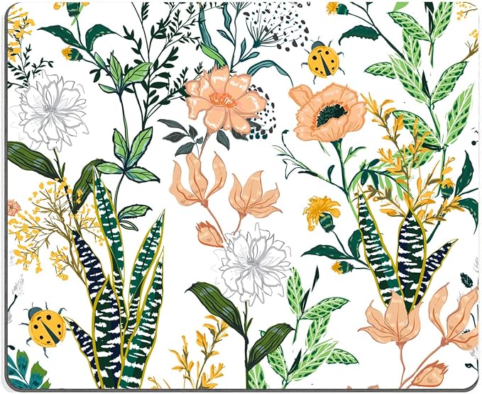 Mouse Pad, Beautiful Floral Mouse Pad, Personalized Waterproof Mousepad by EASTSMOOTH