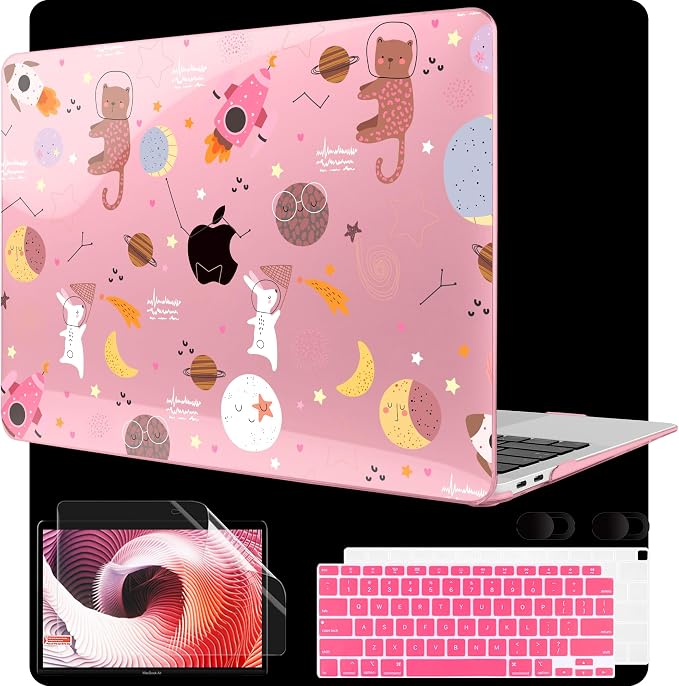 MEEgoodo for MacBook Air 13 inch Case 2021 2020 2019 2018 Released A2337 M1 by MEEgoodo