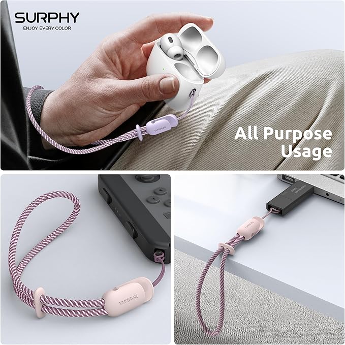 SURPHY 2 Pack Phone Lanyard for Cellphone Case, Phone Wrist Strap for Case - Image 6