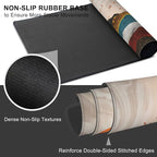 Mouse Pad, Large Colorful Precious Mountains Desk Mat, Extended Non-Slip Gaming - Image 3