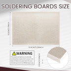 Gisafai 6 Pcs Jewelry Soldering Kit Include 2 Soldering Block Honeycomb Ceramic - Image 3