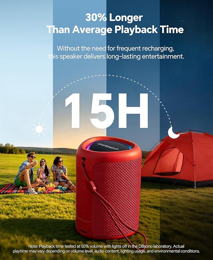 Portable Bluetooth Speaker Beach Essentials: Powerful Crystal Clear - Image 4