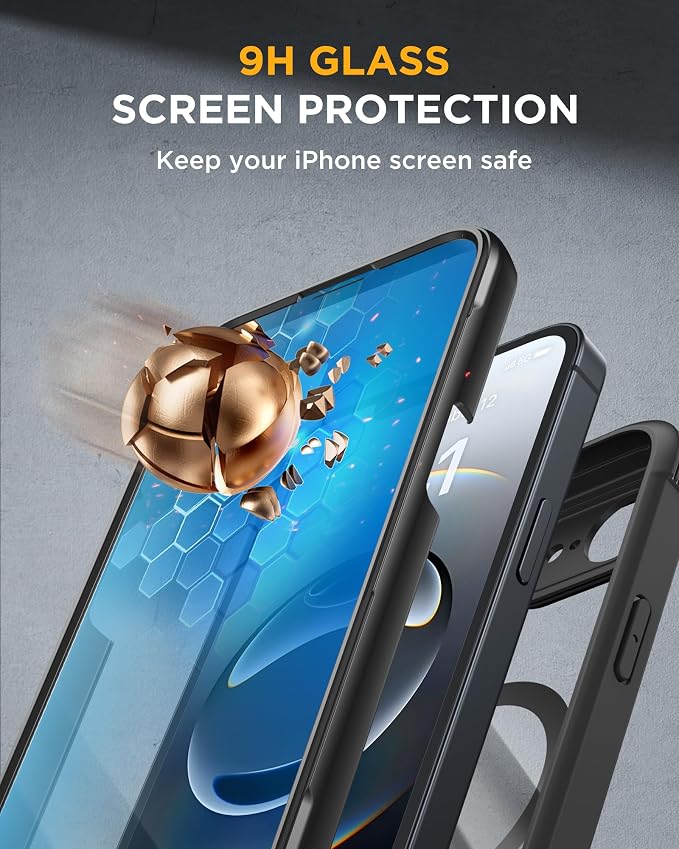 Miracase Magnetic for iPhone 16e Case Full-Body Phone - Image 4