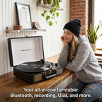 Portable Vinyl Record Player - Image 2