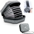 JJC 10 Pockets Hard Shell Lens Filter Bag Up to 95mm, Water Resistant & by JJC