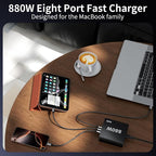 880W USB C Charger Block Charging Station 8 Port Fast GaN Chager 140W 160W PD - Image 6
