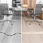 Floor Cord Cover Cavity 0.8"x0.37" Self Adhesive Cord Hider, 3.3FT Low Profile - Image 5