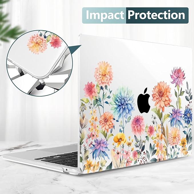 TWOLSKOO Compatible with M4 MacBook Air 15 inch Case 2025-2023 Released Model - Image 6
