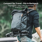 SmallRig CT-07 Aluminum Camera Tripod Stand, 63.4" Travel Tripod - Image 6