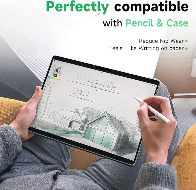3 Pack Paper Screen Protector for Surface Pro 11/10/9/8/X -13 Inch, Draw and - Image 5
