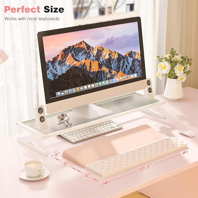 Ospelelf Ergonomic Keyboard Wrist Rest Pad Comfortable Keyboard Stand Riser - Image 6
