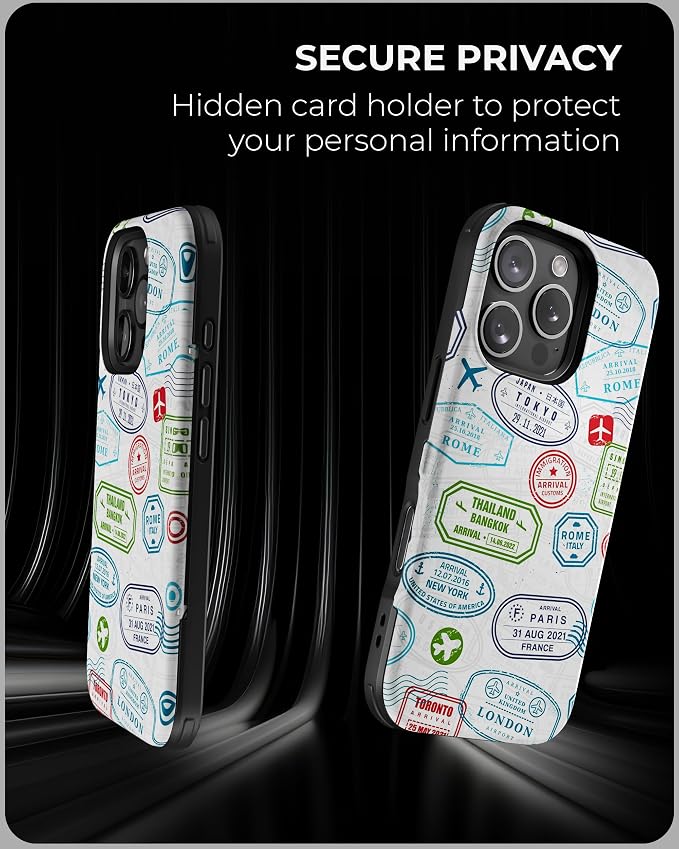 TORU CX Slim for iPhone 16 Pro Case Wallet | Protective Shockproof Heavy Duty - Image 4